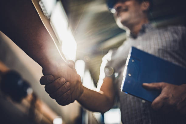 Professional handshake representing successful business partnership and collaboration